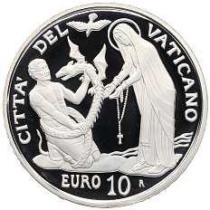 10 евро 2017 года Ватикан «Всемирный день больного» — Фото №1