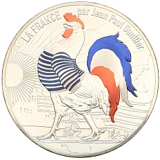 50 евро 2017 года Франция «Франция Жана-Поля Готье — Петух» (Цветное покрытие) — Фото №1