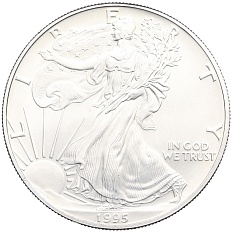 1 доллар 1995 года США «Шагающая Свобода» — Фото №1