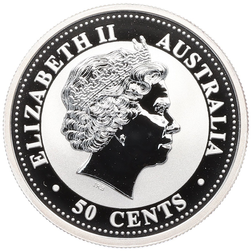 50 центов 2004 года Австралия «Китайский гороскоп — Год обезьяны» — Фото №2