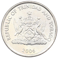 10 центов 2006 года Тринидад и Тобаго — Фото №2