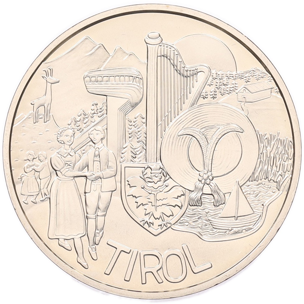 10 евро 2014 года Австрия «Земли Австрии — Тироль» — Фото №1
