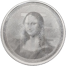 5 долларов 2021 года Токелау «Иконы — Мона Лиза» — Фото №1