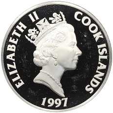 50 долларов 1997 года Острова Кука «Тысячелетие (XIV век) — Ренессанс» — Фото №2