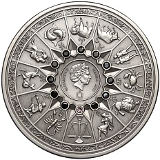 5 долларов 2022 года Самоа «12 Олимпийских богов в зодиаке — Гефест и Весы» — Фото №2