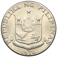 50 сентимо 1974 года Филиппины — Фото №2