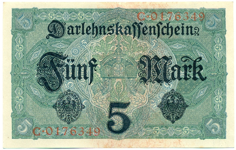 5 марок 1917 года Германия — Фото №2