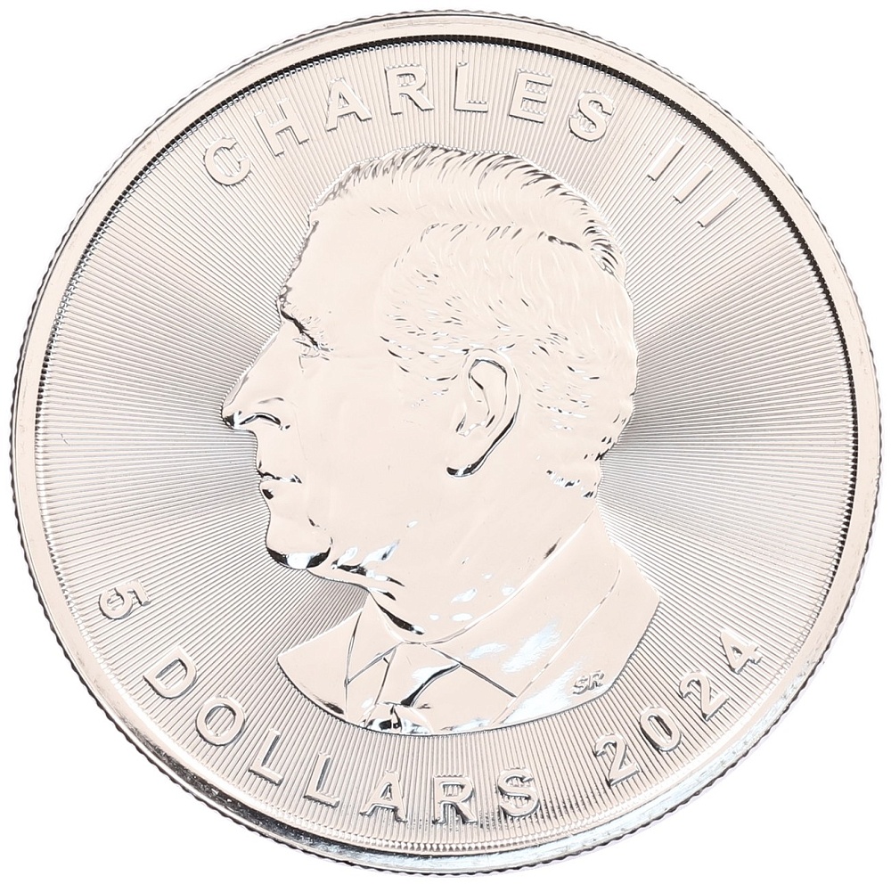 5 долларов 2024 года Канада «Кленовый лист» — Фото №2