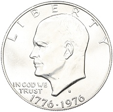 1 доллар 1976 года S США «200 лет Независимости» — Фото №1