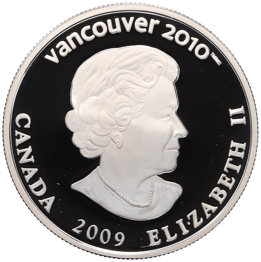 25 долларов 2009 года Канада «XXI зимние Олимпийские Игры 2010 в Ванкувере — Прыжки на лыжах с трамплина» — Фото №2