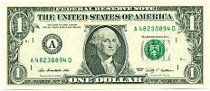 1 доллар 2009 года США — Фото №1