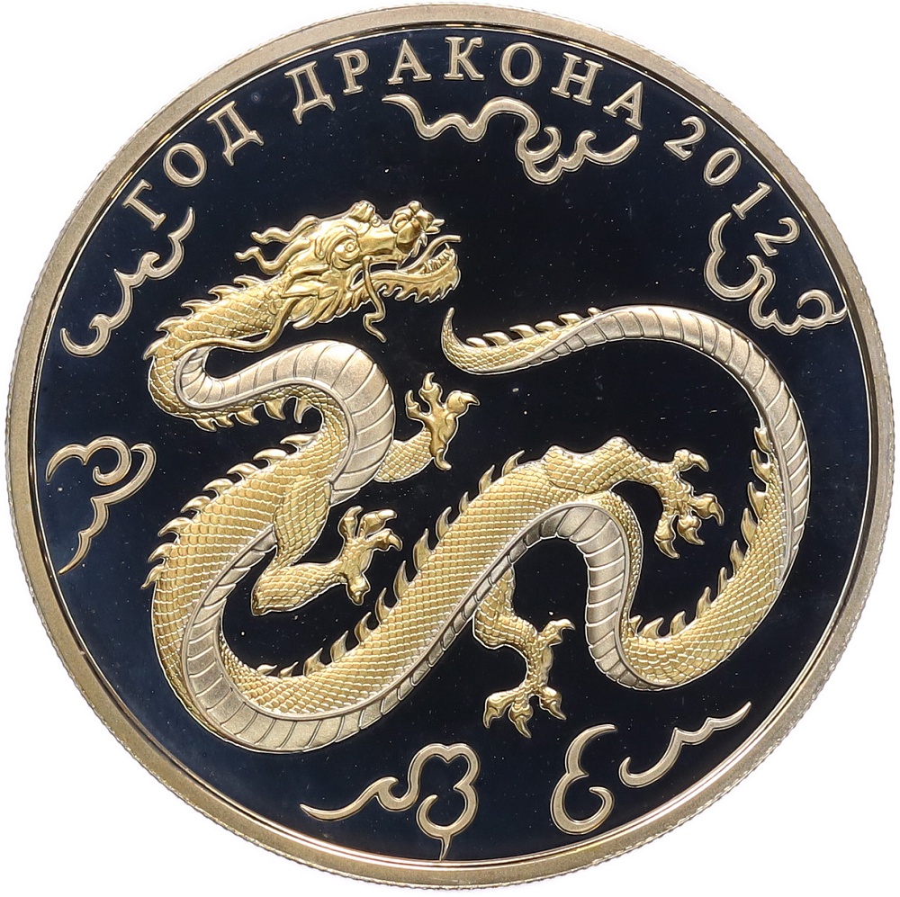 1000 франков 2012 года Того «Год Дракона» — Фото №1
