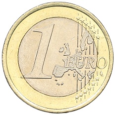 1 евро 2001 года Монако — Фото №2
