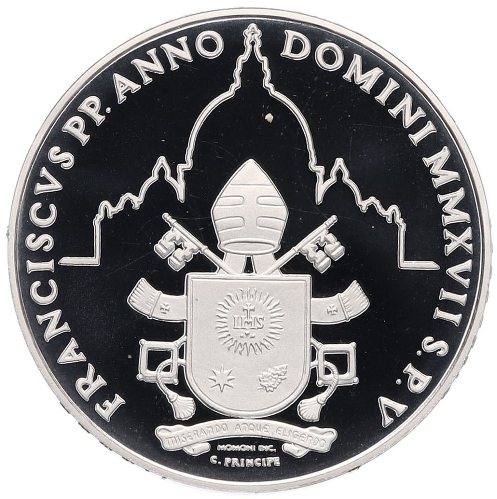 5 евро 2017 года Ватикан «Всемирный день молодежи» — Фото №2