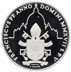 5 евро 2017 года Ватикан «Всемирный день молодежи» — Фото №2