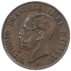 1 чентезимо 1867 года M Италия — Фото №2