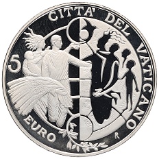 5 евро 2009 года Ватикан «42-й Всемирный день мира» — Фото №1