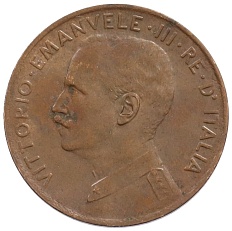 2 чентезимо 1915 года Италия — Фото №2