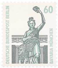 Почтовая марка 60 пфеннигов 1987 года Западный Берлин — Фото №1