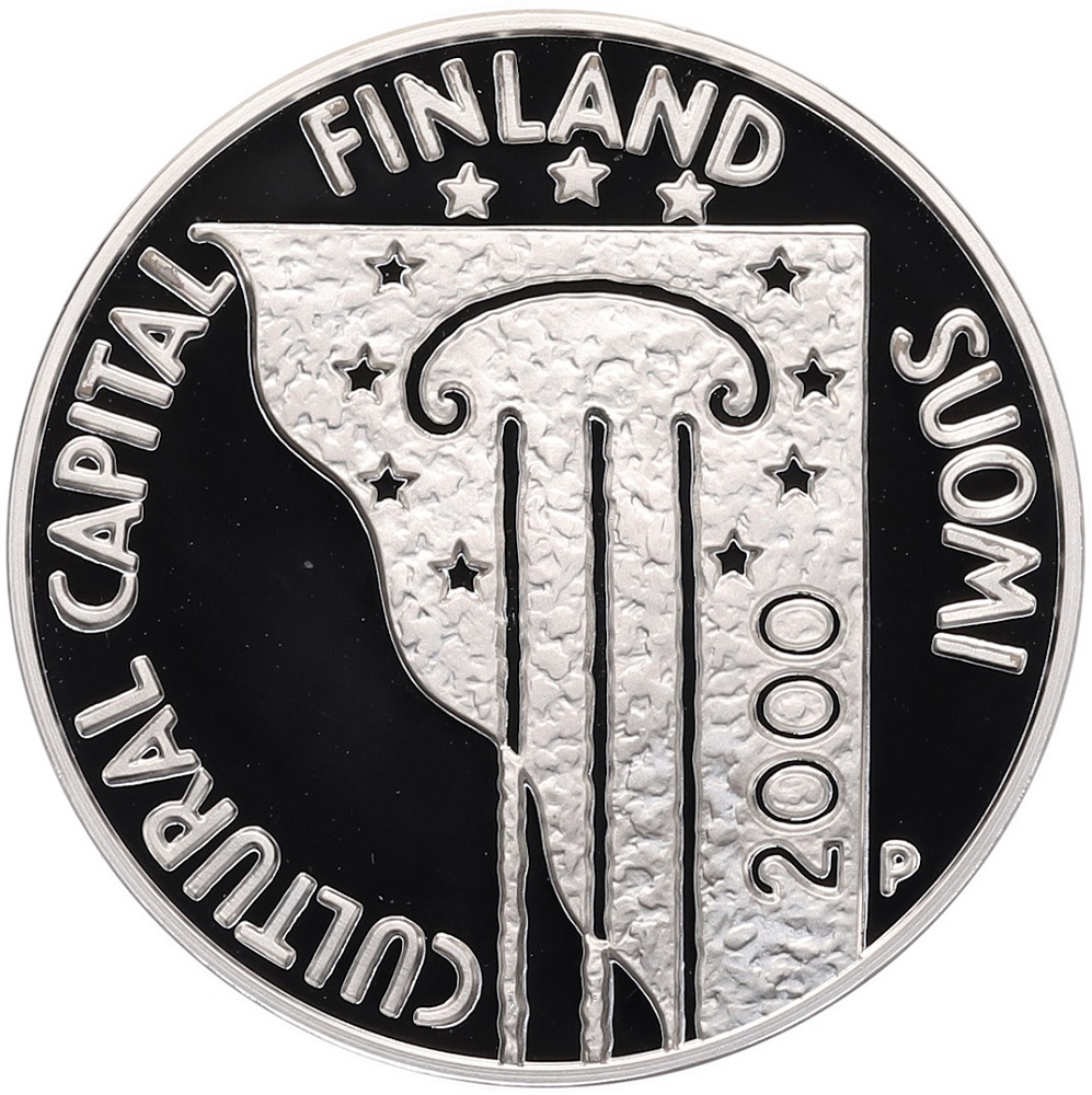 100 марок 2000 года Финляндия «450 лет Хельсинки» — Фото №2