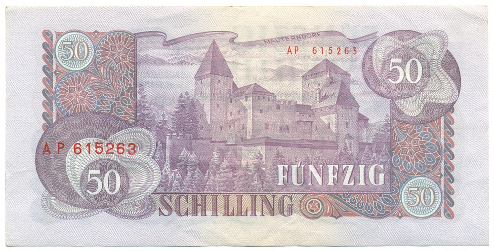 50 шиллингов 1962 года Австрия — Фото №2