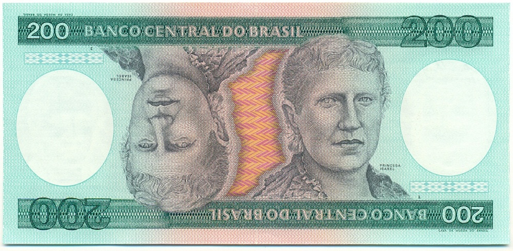 200 крузейро 1984 года Бразилия — Фото №1