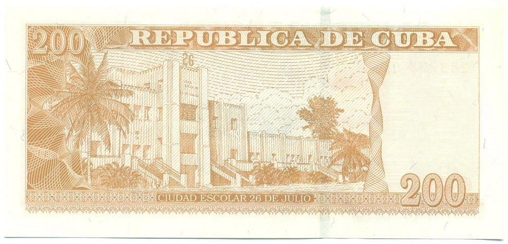 200 песо 2010 года Куба — Фото №2