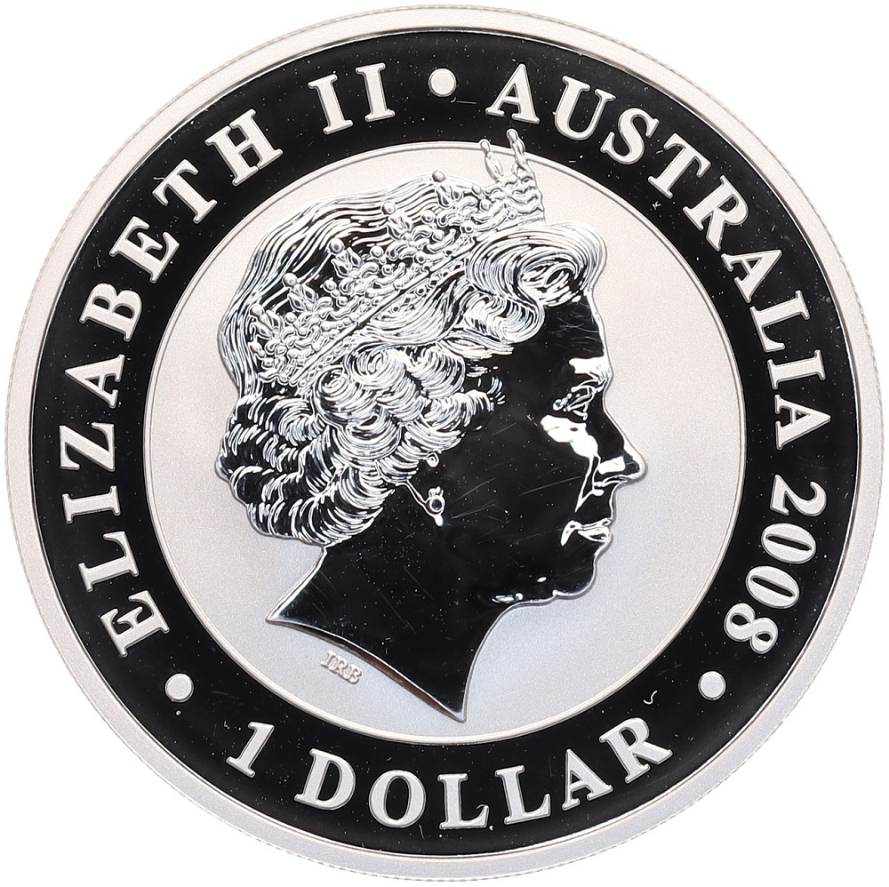 1 доллар 2008 года Австралия «Австралийская Коала» (Позолота) — Фото №2