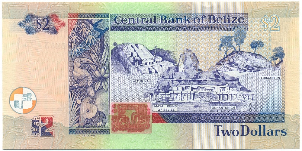 2 доллара 2011 года Белиз — Фото №2