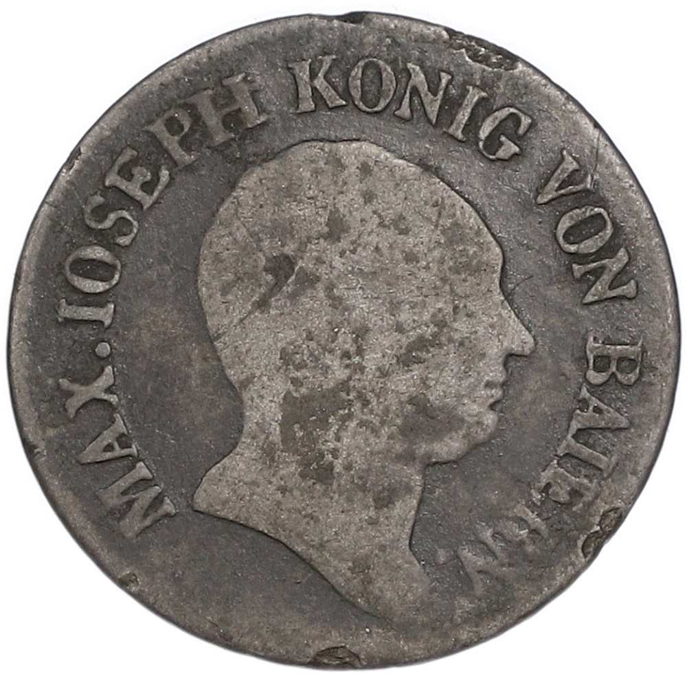 6 крейцеров 1807 года Бавария — Фото №1