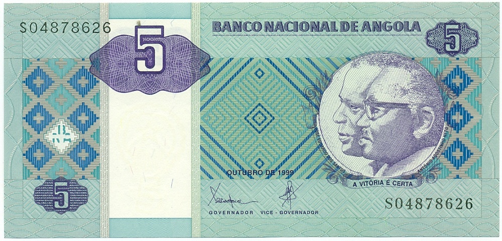 5 кванза 1999 года Ангола — Фото №1