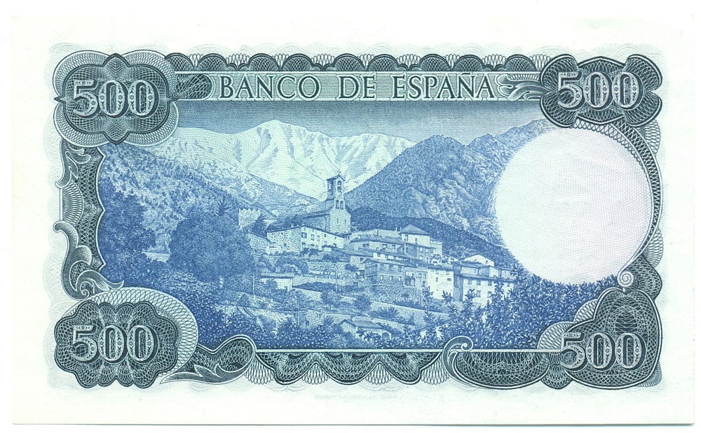 500 песет 1971 года Испания — Фото №2