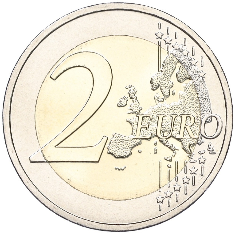 2 евро 2024 года Люксембург «175 лет со дня смерти Великого Герцога Люксембурга Виллема II» — Фото №2