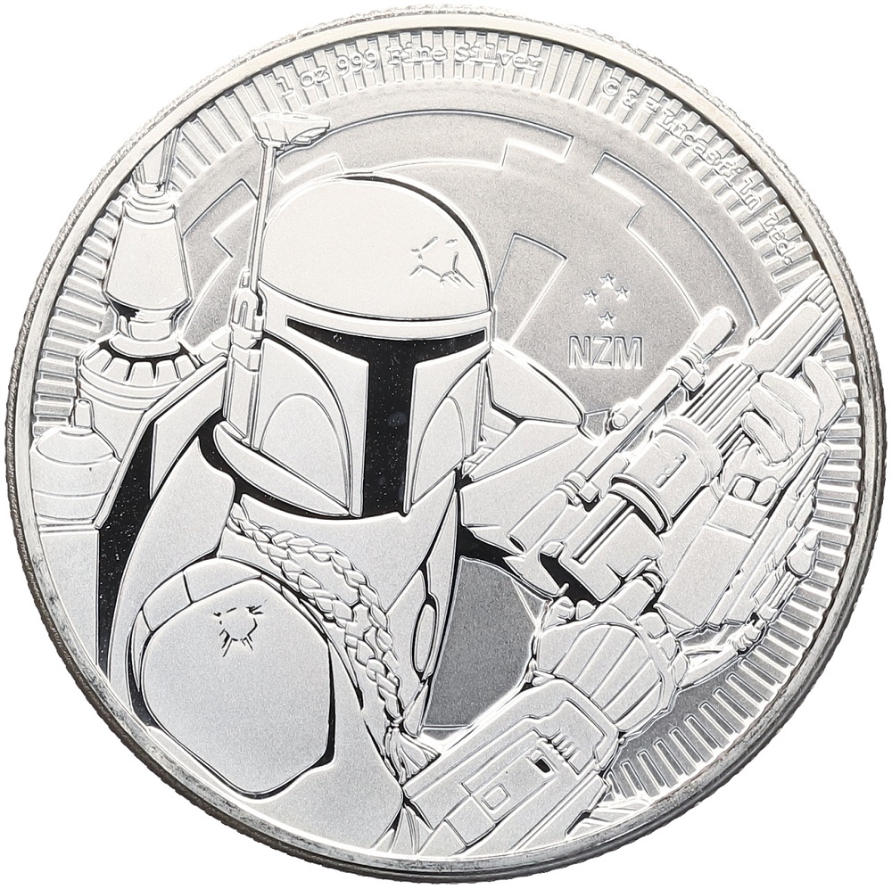 2 доллара 2020 года Ниуэ «Звездные войны — Боба Фетт» — Фото №1