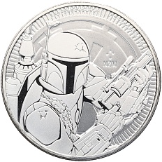 2 доллара 2020 года Ниуэ «Звездные войны — Боба Фетт» — Фото №1