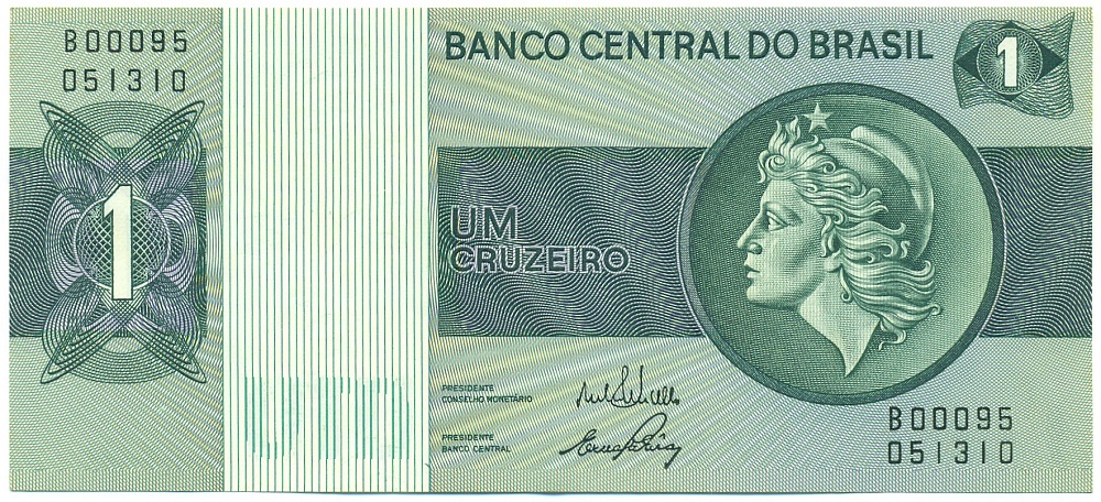 1 крузейро 1972 года Бразилия — Фото №1