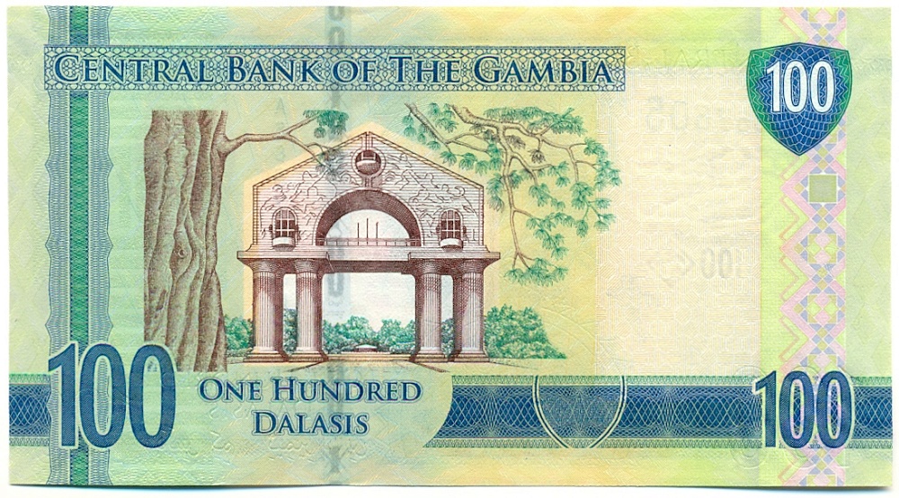 100 даласи 2015 года Гамбия — Фото №2