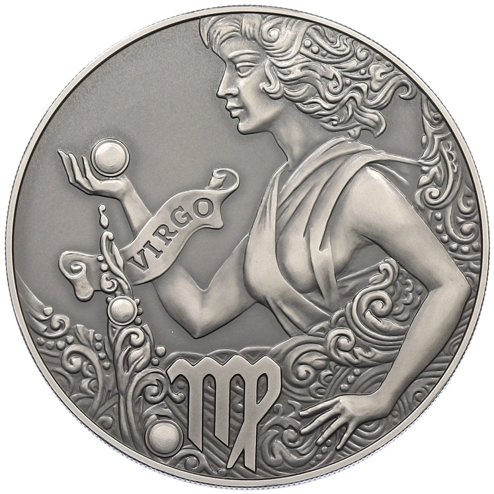 1 рубль 2015 года Белоруссия «Знаки зодиака — Дева» — Фото №1