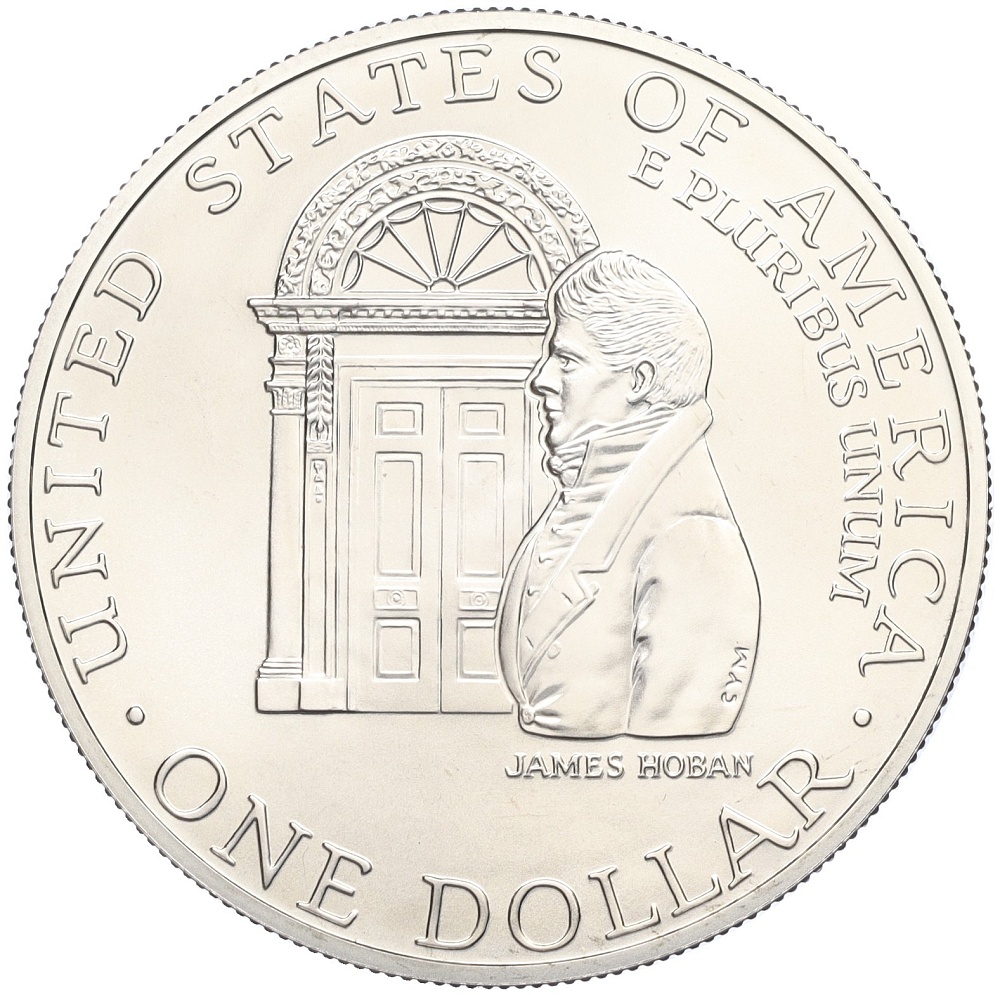 1 доллар 1992 года D США «200 лет Белому Дому» — Фото №2