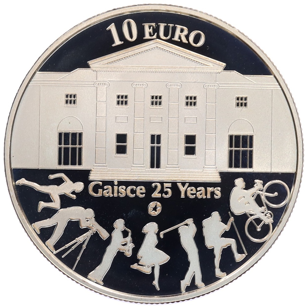 10 евро 2010 года Ирландия «25 лет Президентской премии Gaisce» — Фото №1