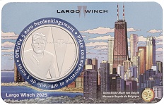 5 евро 2025 года Бельгия «Ларго Винч» (в блистере) — Фото №1