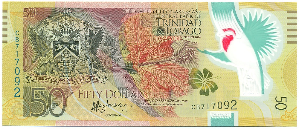 50 долларов 2014 года Тринидад и Тобаго — Фото №1