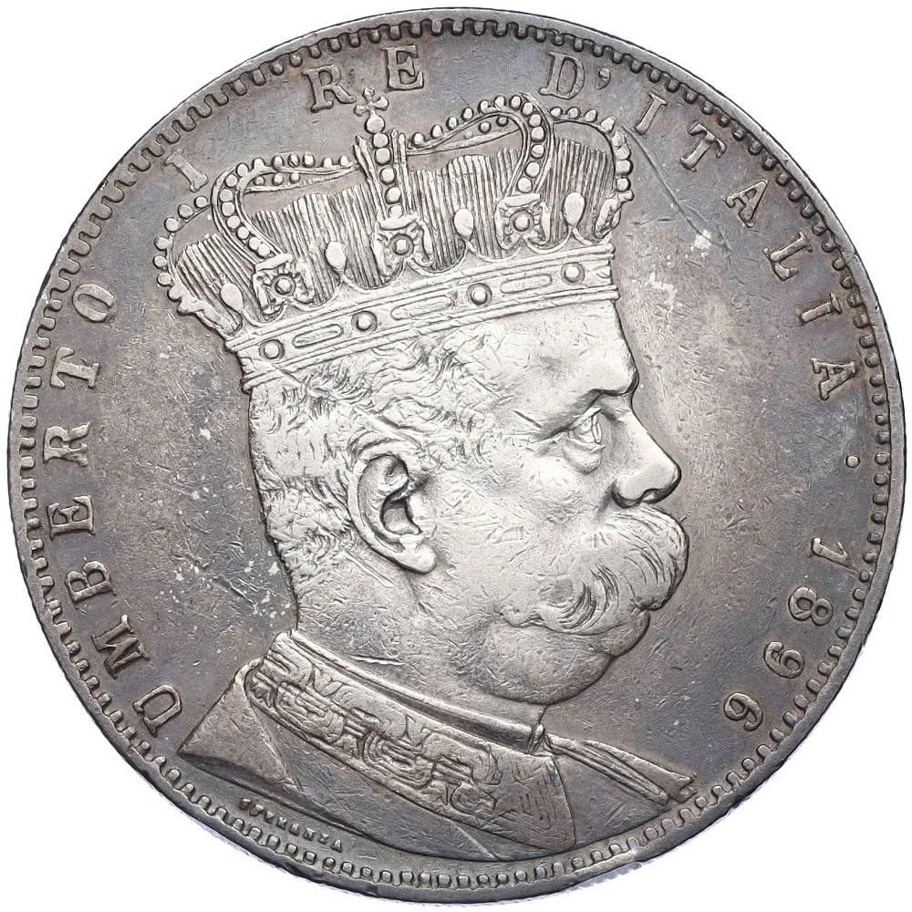 5 лир (1 таллеро) 1896 года Итальянская Эритрея — Фото №1