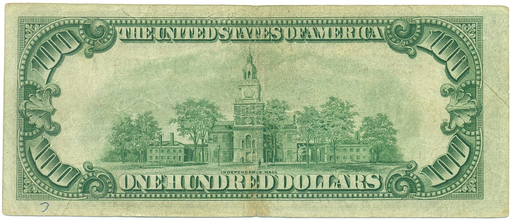 100 долларов 1934 года США — Фото №2