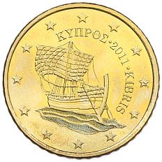 50 евроцентов 2011 года Кипр — Фото №1