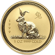 100 долларов 1999 года Австралия «Китайский гороскоп — Год кролика» — Фото №1