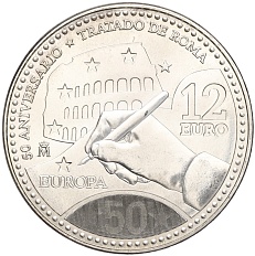 12 евро 2007 года Испания «50 лет подписания Римского договора» — Фото №1