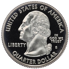 1/4 доллара (25 центов) 2002 года S США «Штаты и территории — Луизиана» — Фото №2