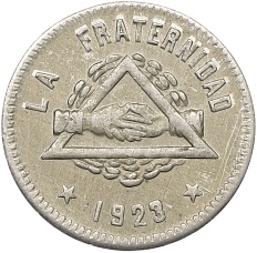 Торговый (кооперативный) жетон 25 сентимо 1923 года Испания — провинция Барселона — Фото №1