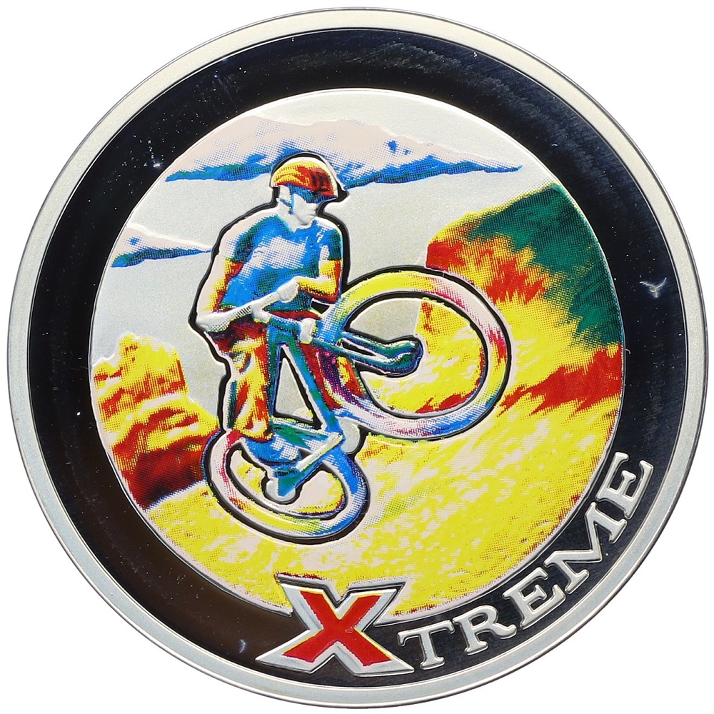 10 динеров 2007 года Андорра «Экстрим — Горный велосипед» — Фото №1